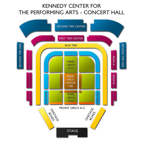 Kennedy Center Seating Chart For Hamilton