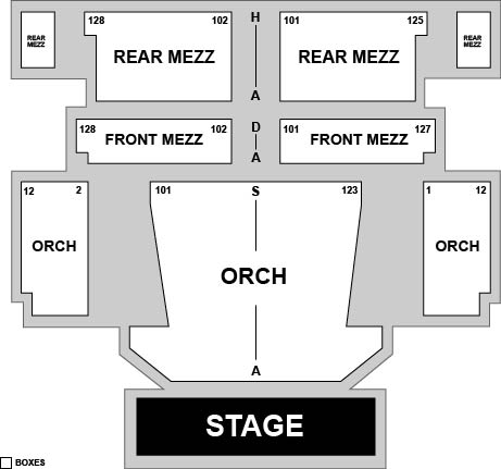 John Golden Theatre Venue Map