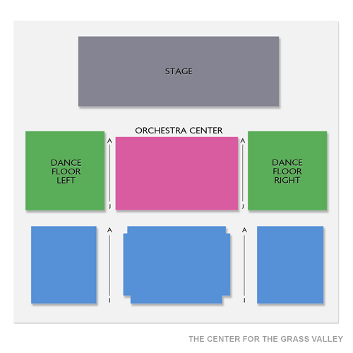 The Center for the Arts Grass Valley Venue Map
