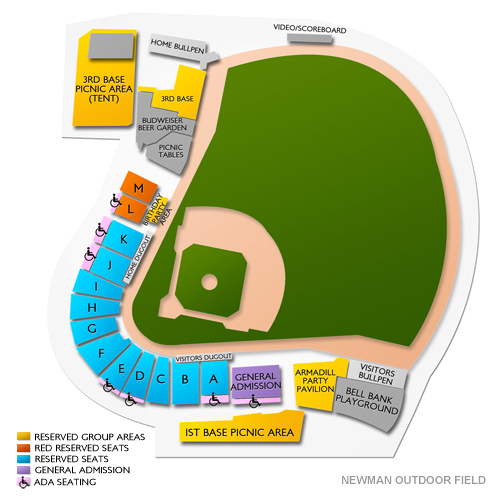 Newman Outdoor Field Venue Map