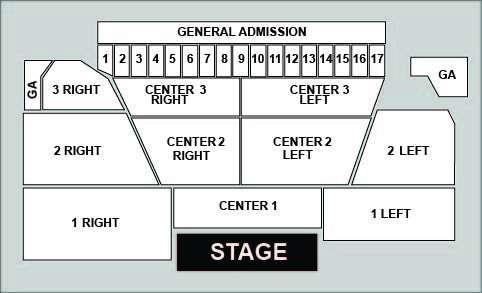 Hampton Beach Casino Ballroom Venue Map