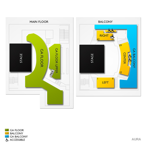 Aura - Portland Venue Map