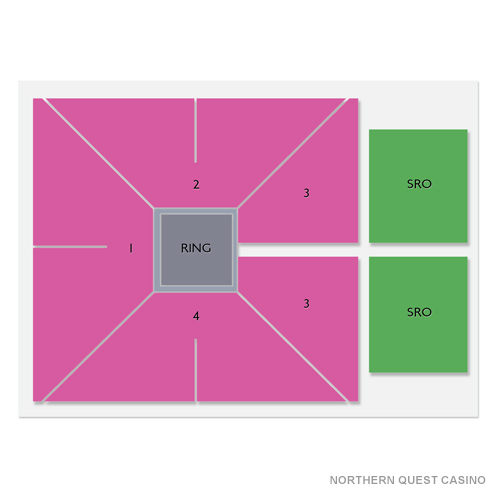 Northern Quest Casino - Pend Oreille Pavilion Venue Map