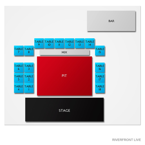 Riverfront Live Venue Map