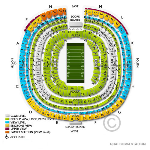 Holiday Bowl Stadium Seating Chart