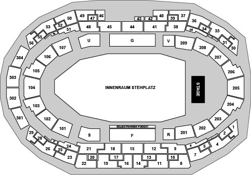 Hanns Martin Schleyer-Halle Venue Map