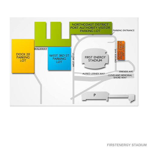 Cleveland Browns Parking Lots & Passes at Cleveland Browns Stadium