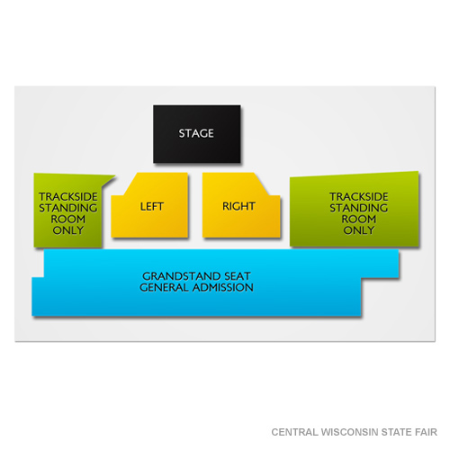 Central Wisconsin State Fair Venue Map
