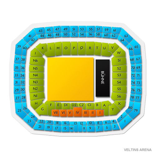 Veltins Arena Venue Map