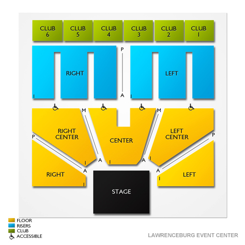 Lawrenceburg Event Center Seating Chart