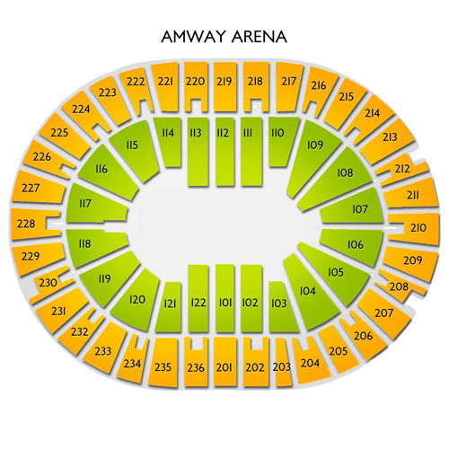 Amway Arena Tickets Amway Arena Information Amway Arena Seating Chart
