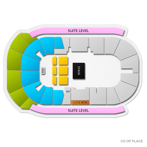 Co-op Place Venue Map