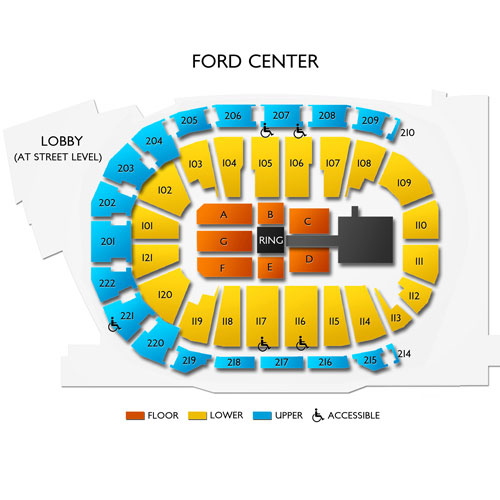 Ford Center Evansville Seating Chart