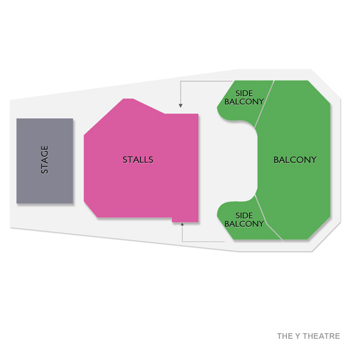The Y Theatre Venue Map