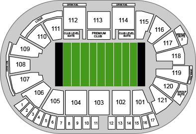 Fishers Event Center Venue Map