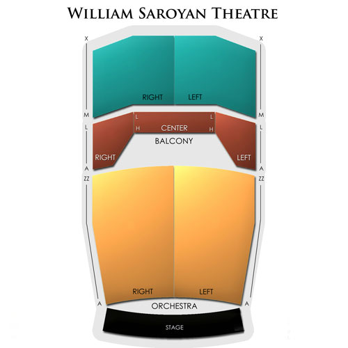 William Saroyan Theatre Seating Chart Fresno Ca