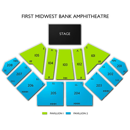 First Midwest Theater Seating Chart