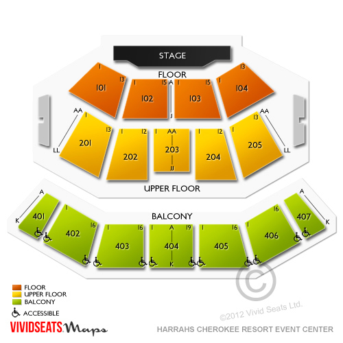 Grey Eagle Casino Event Centre Seating Map