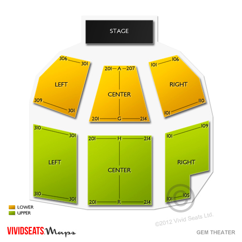 Gem Theatre Kansas City Seating Chart | Vivid Seats