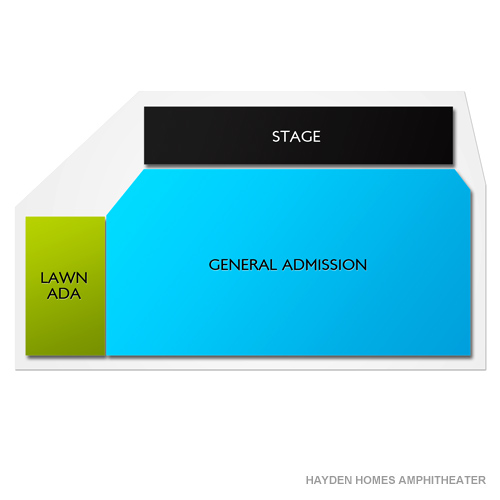 Hayden Homes Amphitheater Venue Map