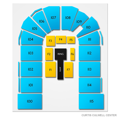 Curtis Culwell Center Venue Map