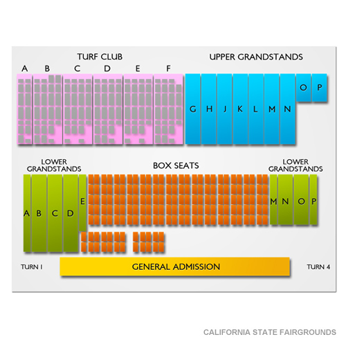 Venue seating map