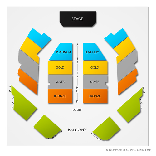 Stafford Civic Center, Stafford, TX Seating Chart & Stage Houston
