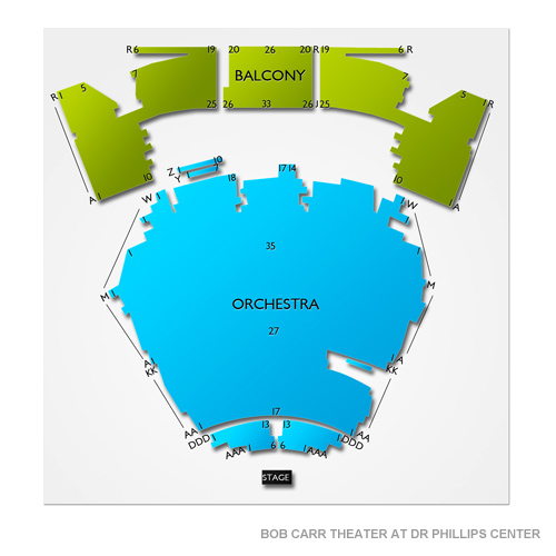 Bob Carr Performing Arts Centre Orlando Fl Seating Chart