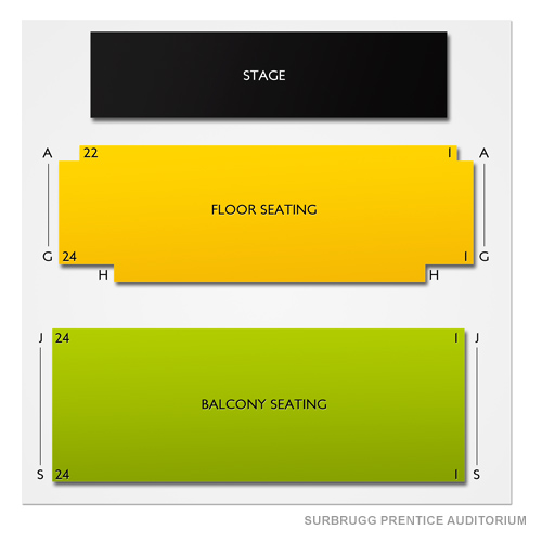 Venue seating map