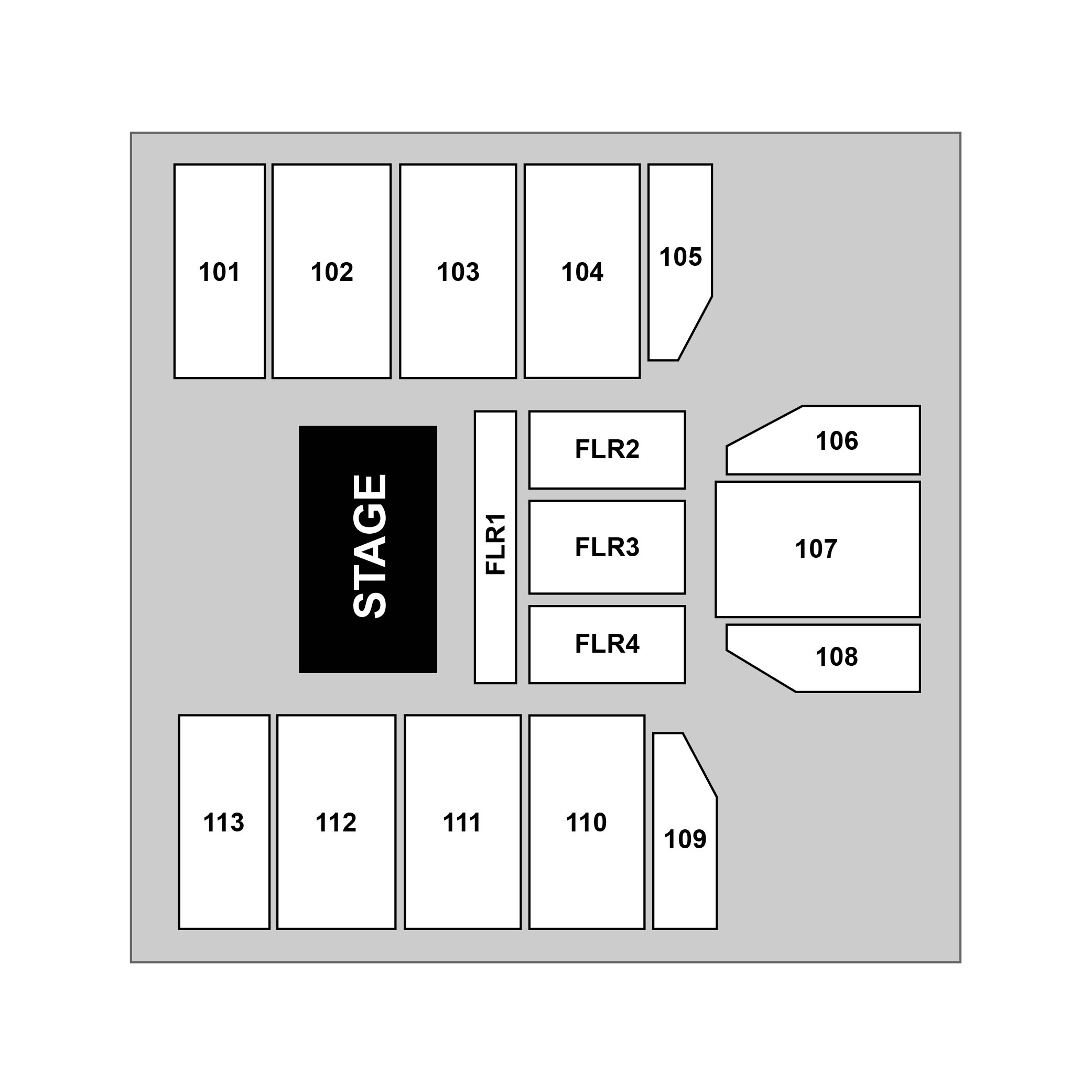 Sonnentag Event Center Venue Map