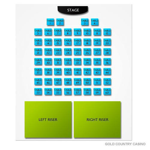 Gold Country Casino & Hotel Venue Map