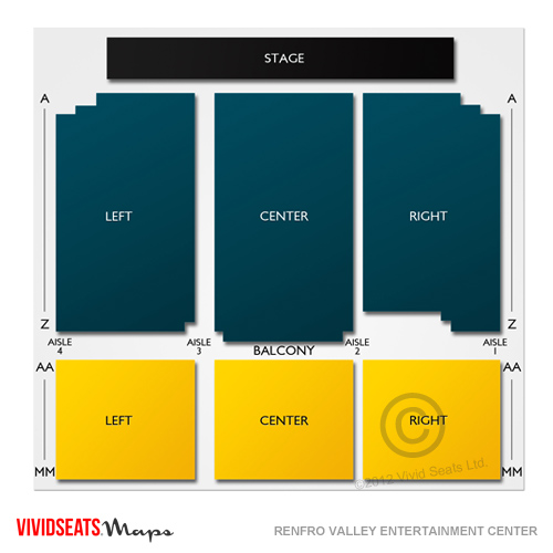 Renfro Valley Entertainment Center Seating Chart | Vivid Seats