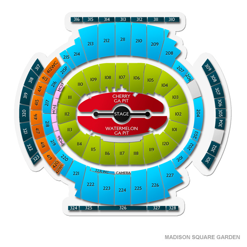 Msg Suite Seating Chart