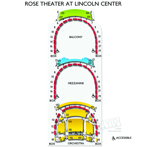 Lincoln Center - Rose Theater Tickets - Lincoln Center - Rose Theater ...
