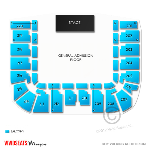 Roy Wilkins Auditorium Seating Chart | Vivid Seats