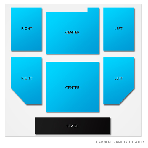 Hamners Variety Theater Venue Map