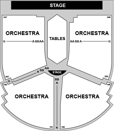 Circle in the Square Venue Map