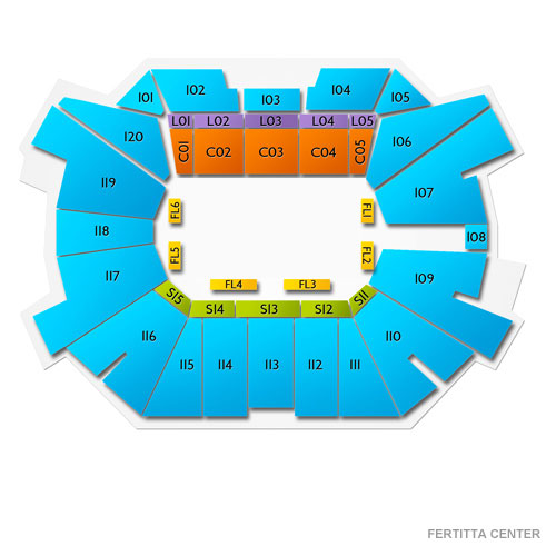 Fertitta Center Seating Chart