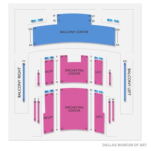 Dallas Museum of Art Venue Map