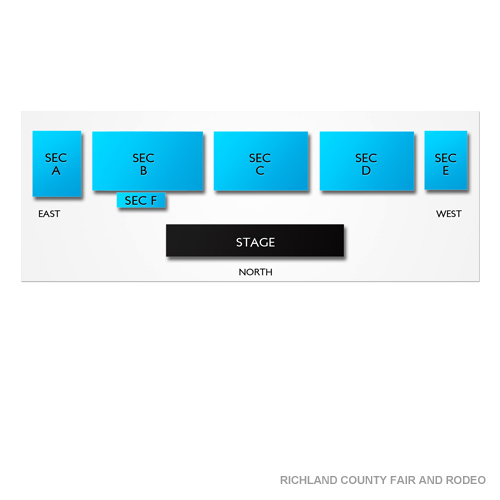 Richland County Fair and Rodeo Venue Map