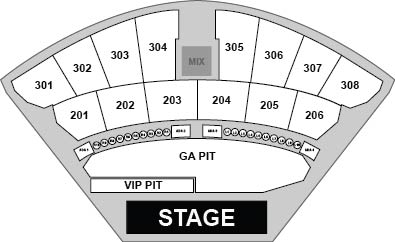 The Astro Amphitheater Venue Map
