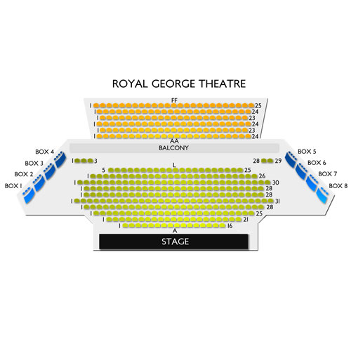 Royal George Theater Chicago Seating Chart