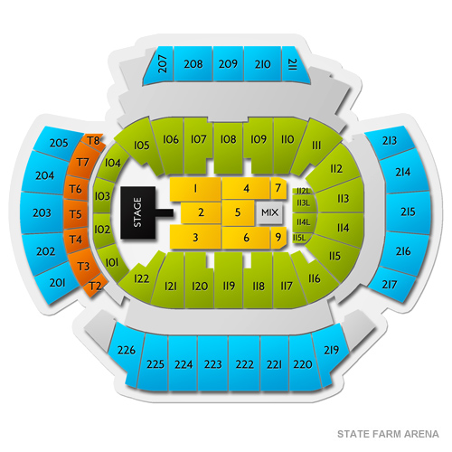 State Farm Arena Venue Map