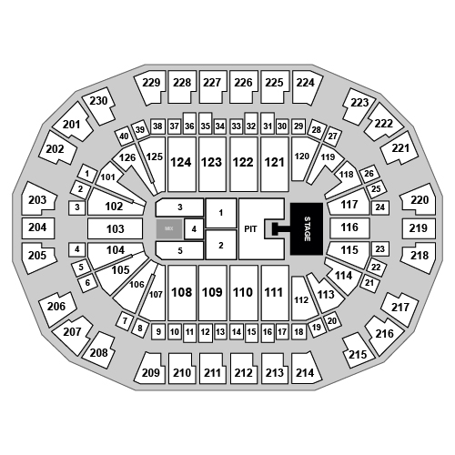 Save Mart Center Venue Map