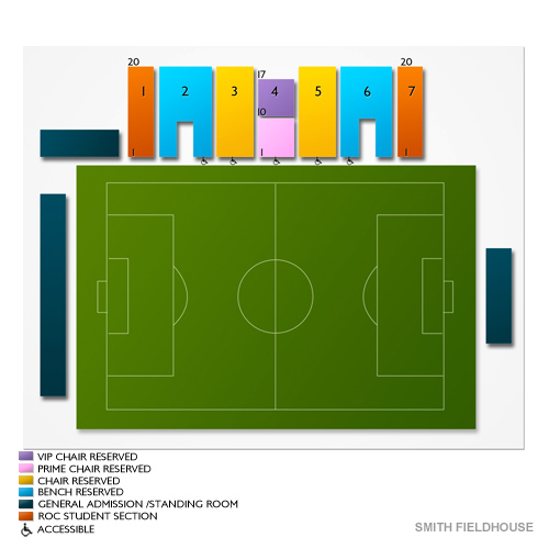 Stadium at South Field Venue Map
