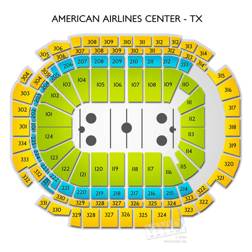 American Airlines Center Concert Seating Chart With Rows