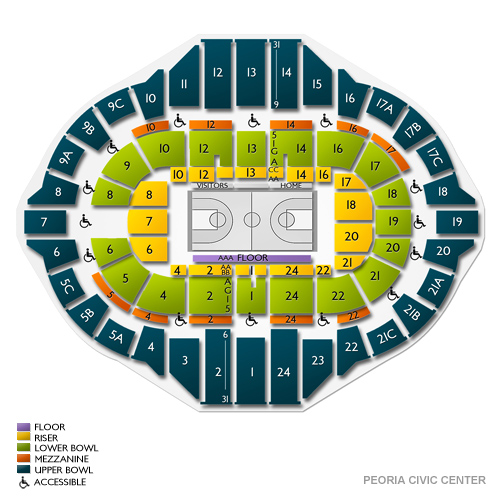 Iowa Basketball Seating Chart