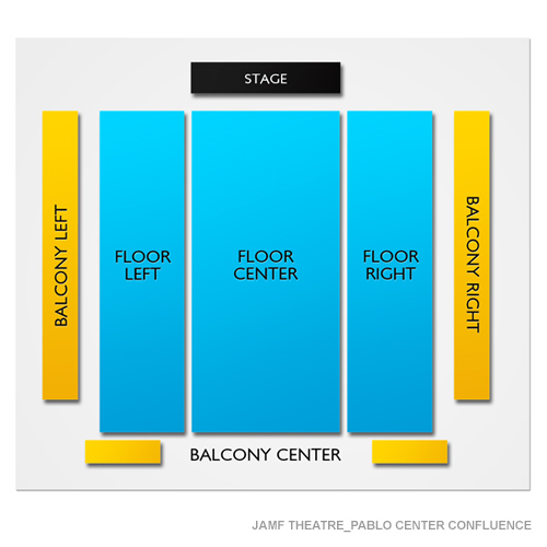 JAMF Theatre - Pablo Center at the Confluence Venue Map