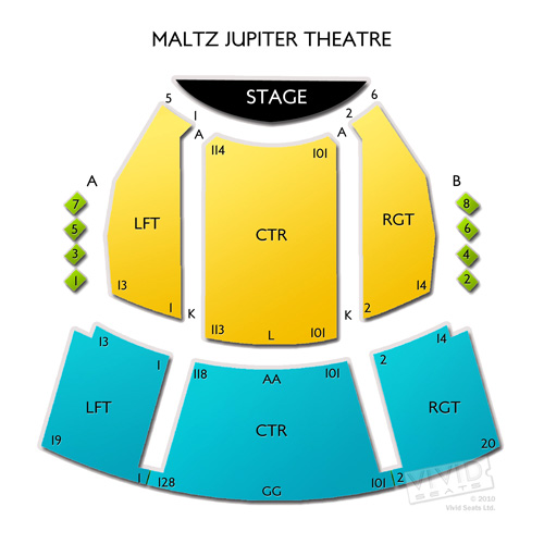 Maltz Jupiter Theatre Seating Chart