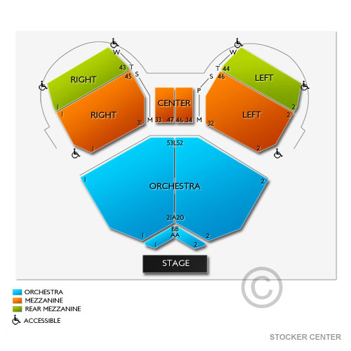 Stocker Center Venue Map